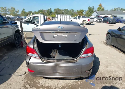 2013 Hyundai Accent Gls from USA, damaged, VIN KMHCT4AE9DU486128